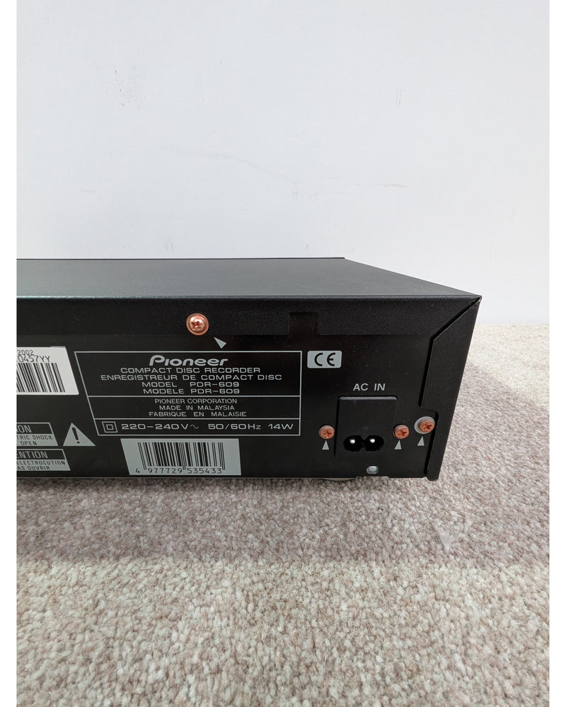 Pioneer PDR-609 - CD Player - Very Good w/ Manuals - image 10