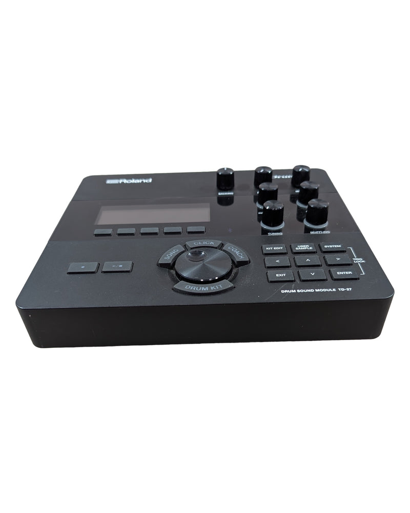Roland TD-27 - Electronic Drum - Black - Very Good w/ Cables & Power Supply - image 1