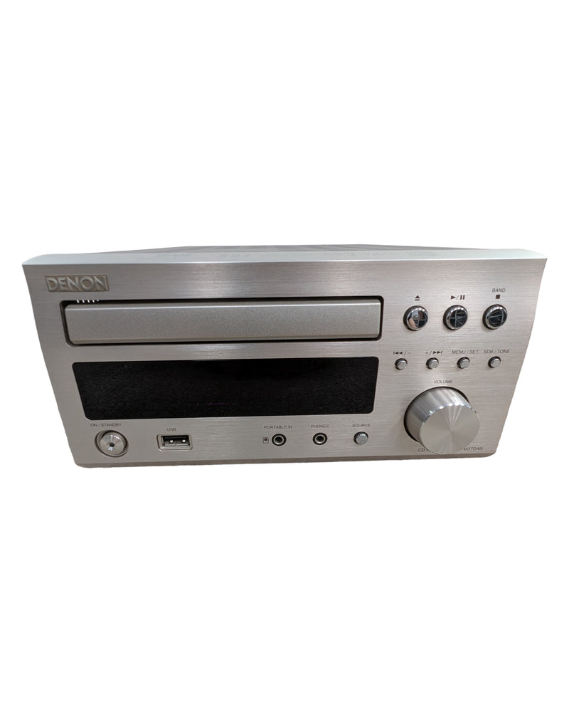Denon RCD-M37DAB - Receiver - Silver - Excellent w/ Remote Control - image 1