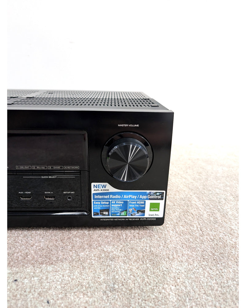 Denon AVR-X2000 - Receiver - Black - Very Good - image 10