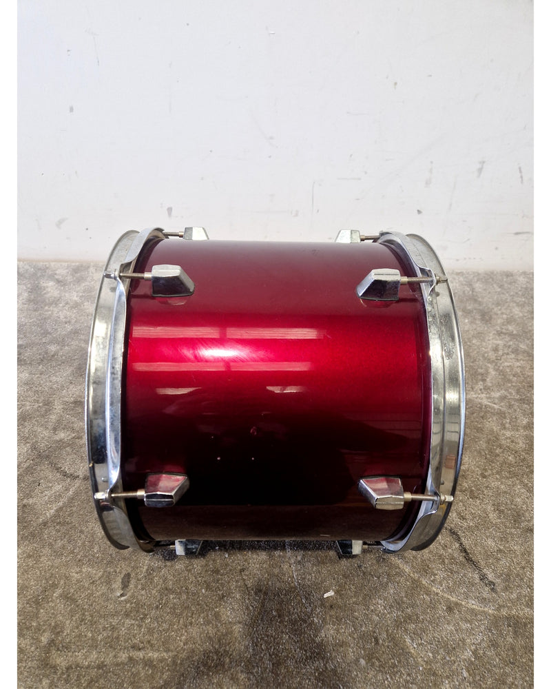 Session Pro Tom Drum 12' Diameter - Metallic Red Drum - Good w/ & hardware - Image 4