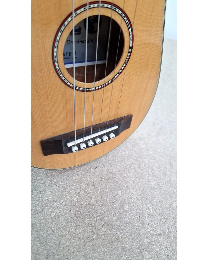 AXL ATR-1 - Acoustic Guitar - Natural – Acoustic Guitar - Excellent w/ Soft Case - Image 9