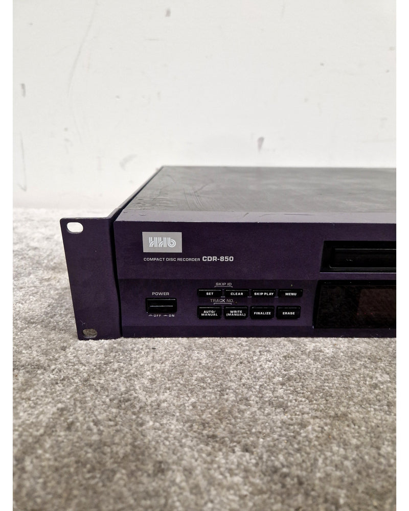 HHB CDR-850 - Compact Disc Recorder - Black - Spares or Repair - Image 10