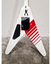 Palace Buckethead V - White/Red – Electric Guitar - Excellent w/ Soft Case - Photo 3