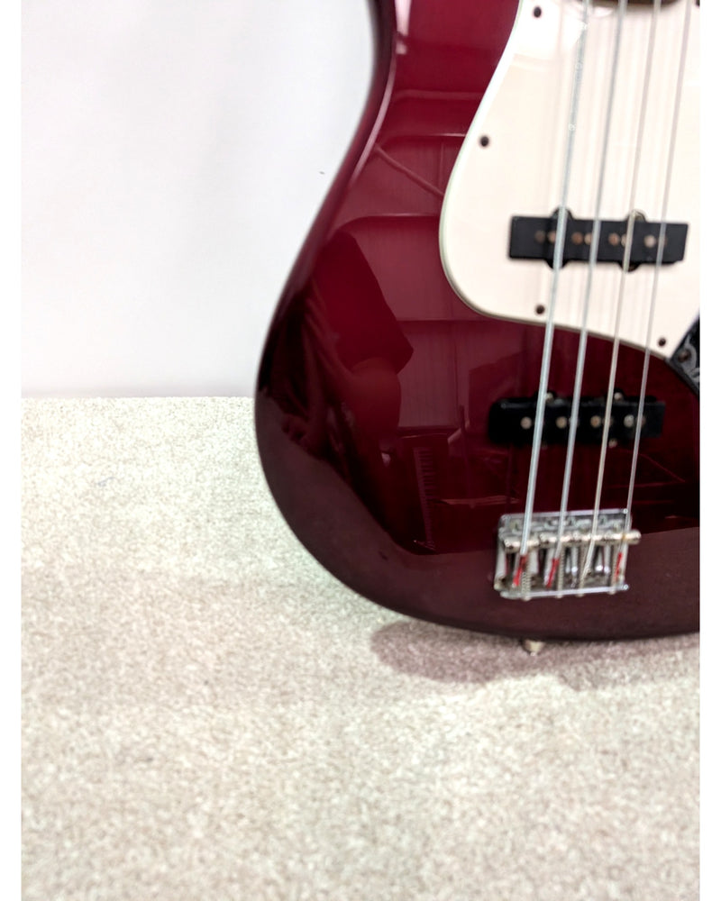 Fender Standard Jazz Bass MIM (1999) - Bass Guitar - Metallic Red - Good - image 13