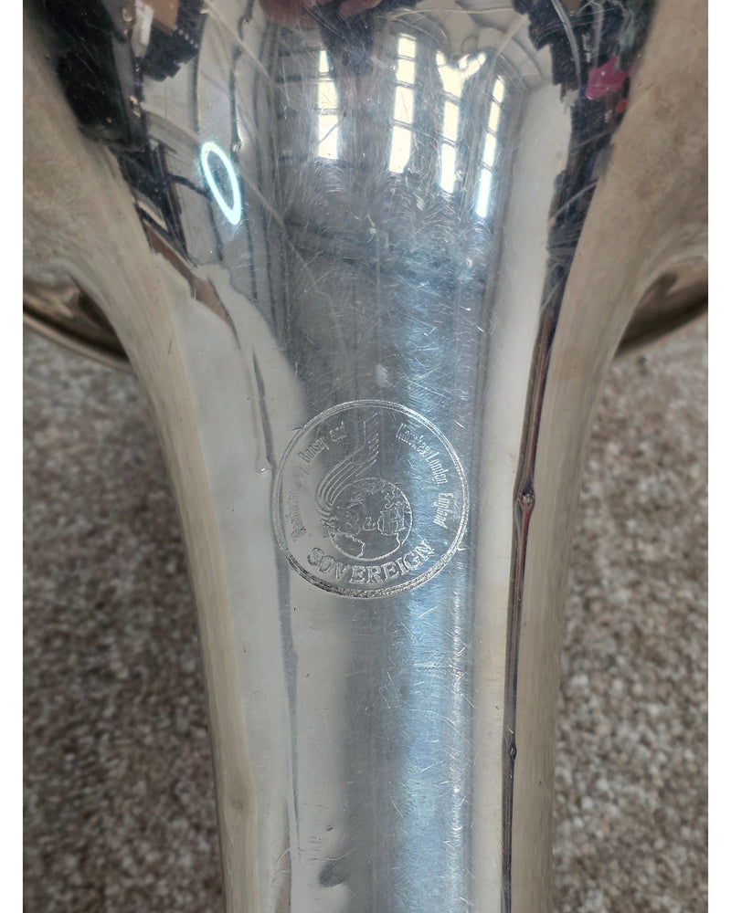 Besson Tenor Horn BE950 - Brass Instruments - Silver - Fair w/ Hard Case - image 2