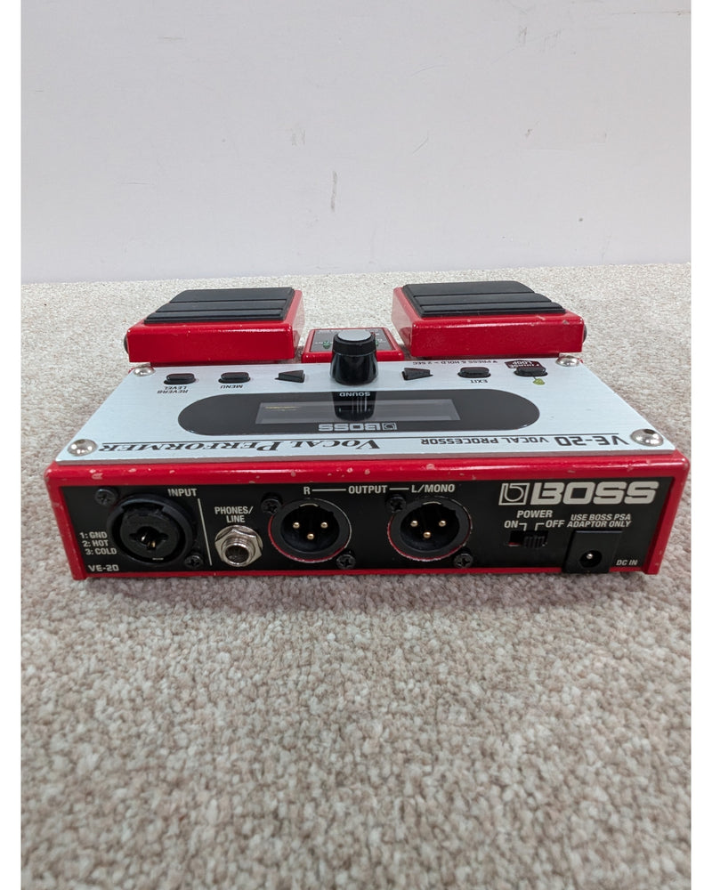 Boss VE-20 Vocal Performer - Multi-Effects Pedal - Red/Silver - Good - image 9
