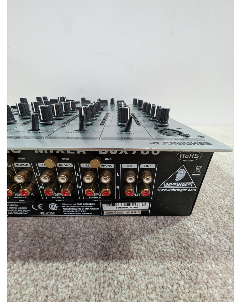 Behringer DJX700 - Mixer - Silver - Excellent w/ Original Box & Manuals - image 12