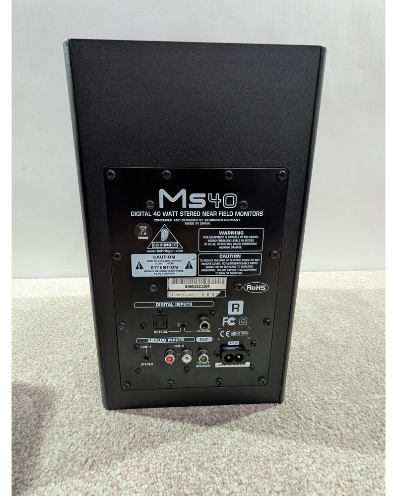 Behringer MS40 - Studio Monitor - Black - Good - image 14