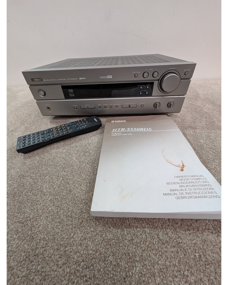 Yamaha HTR-5550RDS - Receiver - Silver - Excellent w/ Manuals, Remote Control - image 10