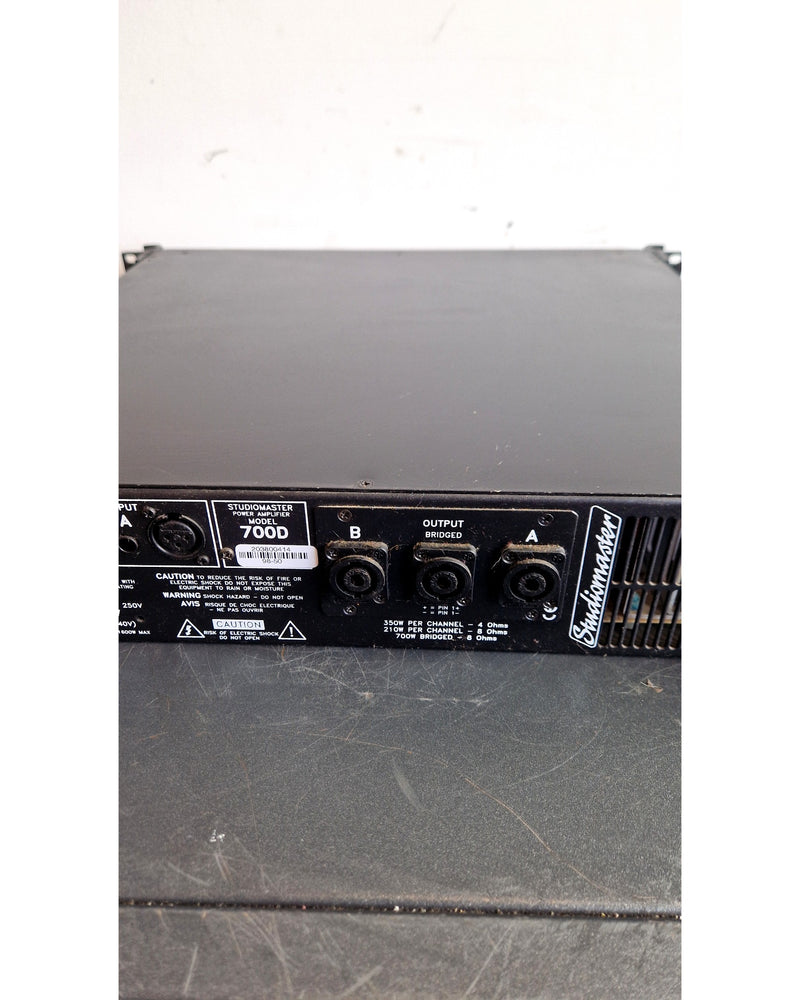 Studiomaster 700D - Power Amplifier - Good - image 12