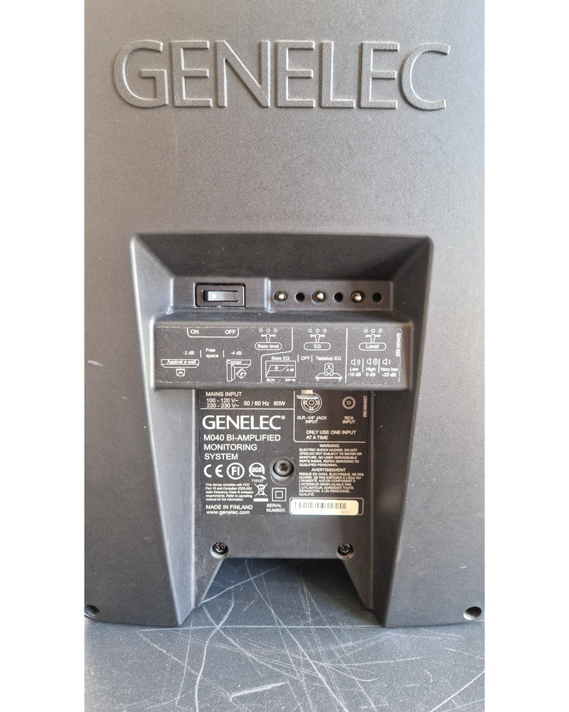 Genelec M040 - Studio Monitors Pair - Black - Excellent - Image 3