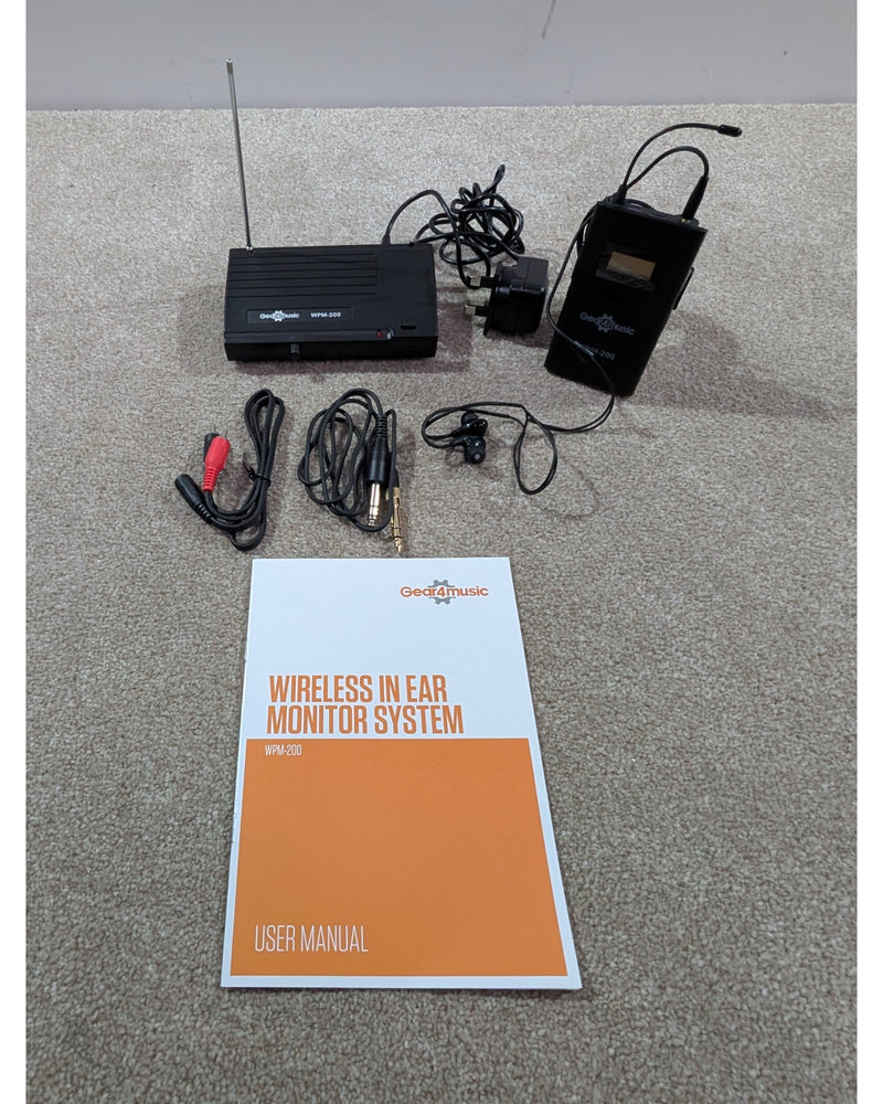 Gear4Music WPM-200 - Wireless System - Like New w/ Original Box, Manuals, Power Supply - image 12