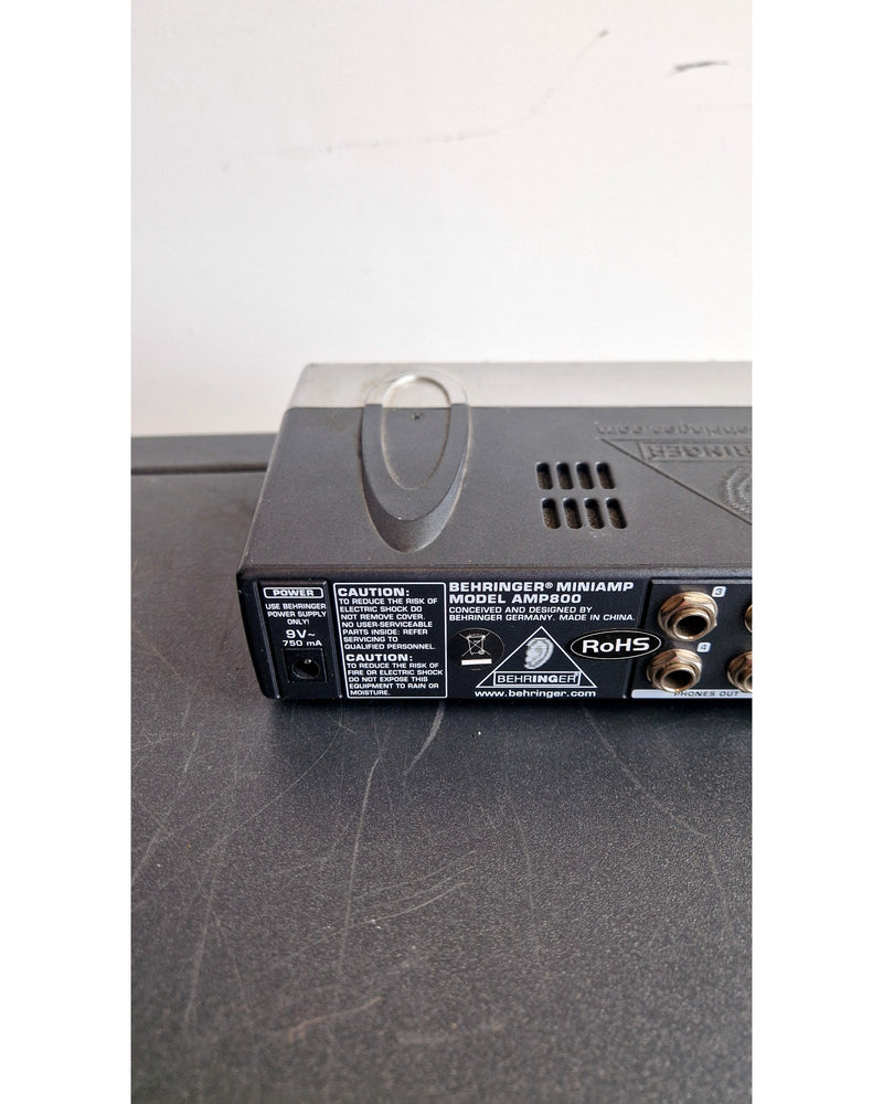 Behringer AMP800 - Headphone Amplifiers - Good - Image 6