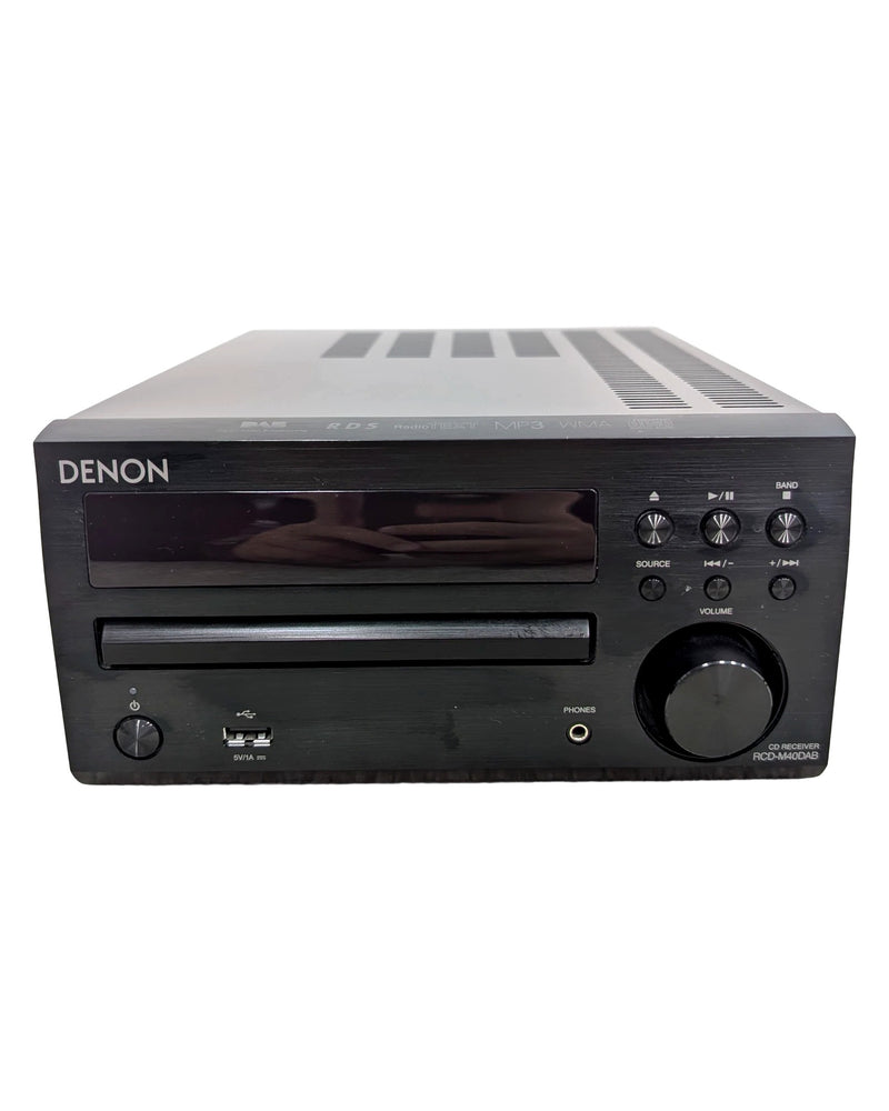 Denon RCD-M40DAB - Receiver - Black - Excellent w/ Remote Control - image 1