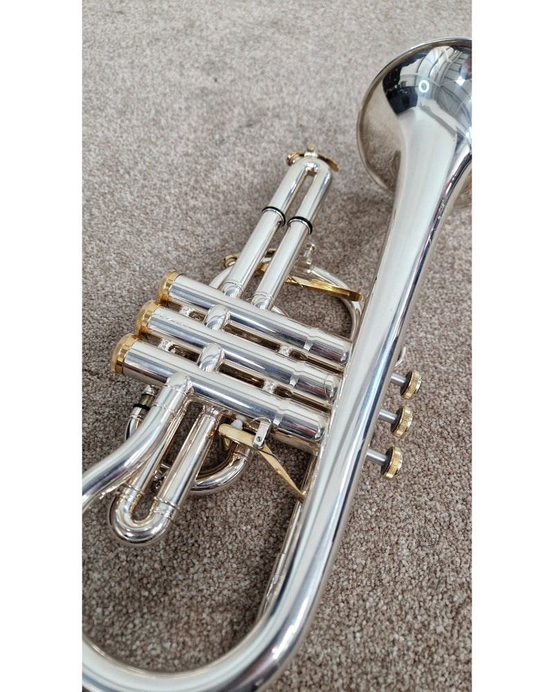 Besson Prestige BE2028 Bb Cornet – Silver Plated – Excellent w/ Hard Case - image 20