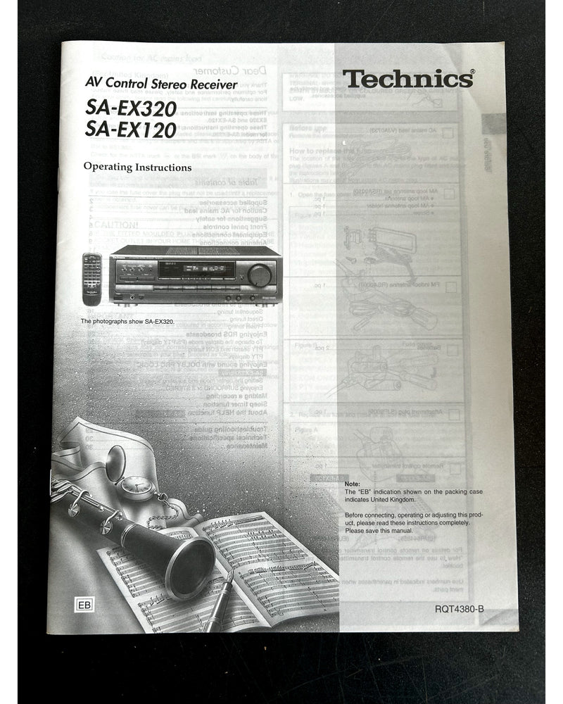 Technics SA-EX120EB-K - Hi-Fi Receivers - Excellent w/ Manuals & remote_control - Image 8