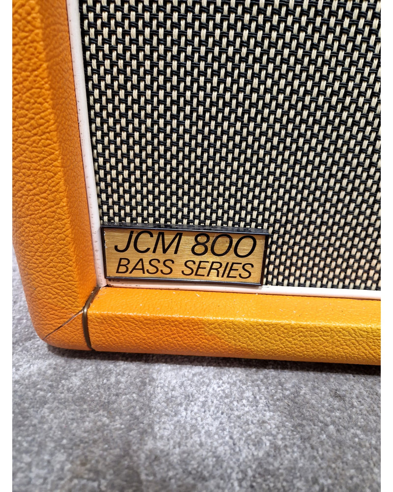 Marshall Bass Series 800 1984B 4X12 Bass Cabinet - Rare Orange Tolex Edition - Very Good - Image 11