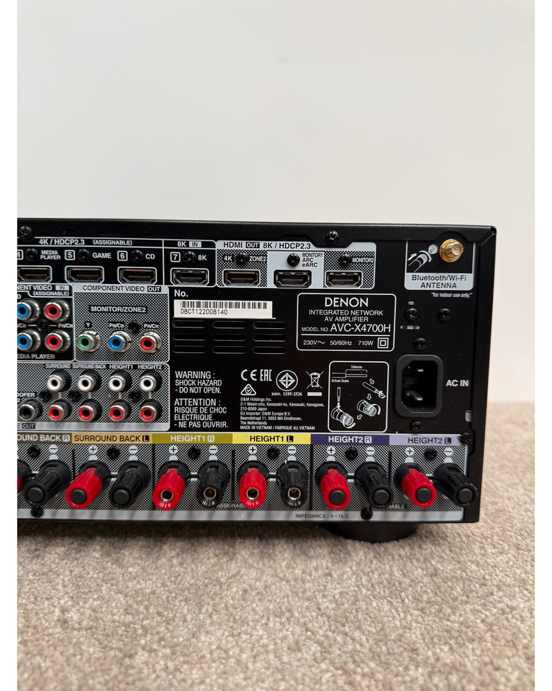 Denon AVC-X4700H - Receiver - Black - Excellent w/ Manuals, Power Supply, remote_control - image 10
