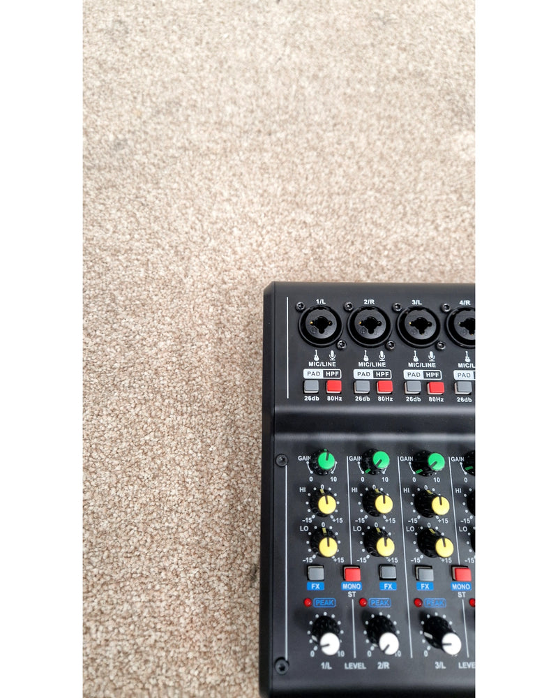 Professional Audio Mixer 8 Channel - Mixers - Excellent w/ Original Box - image 4