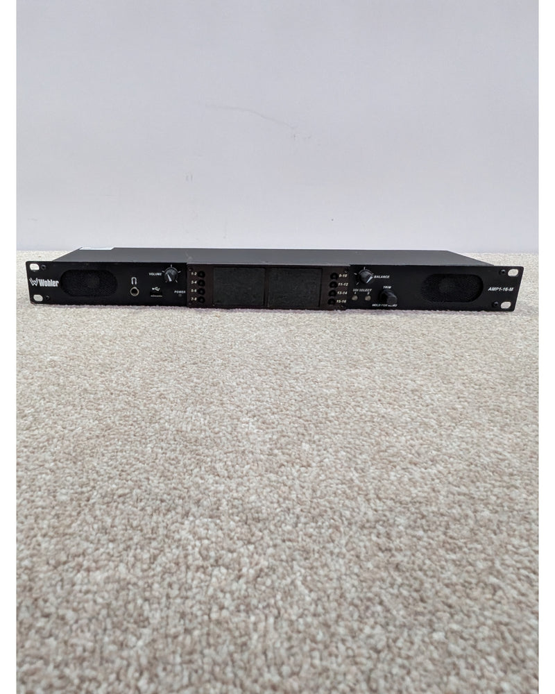 Wohler AMP1-16-M - Studio Monitor - Black - Very Good - image 11