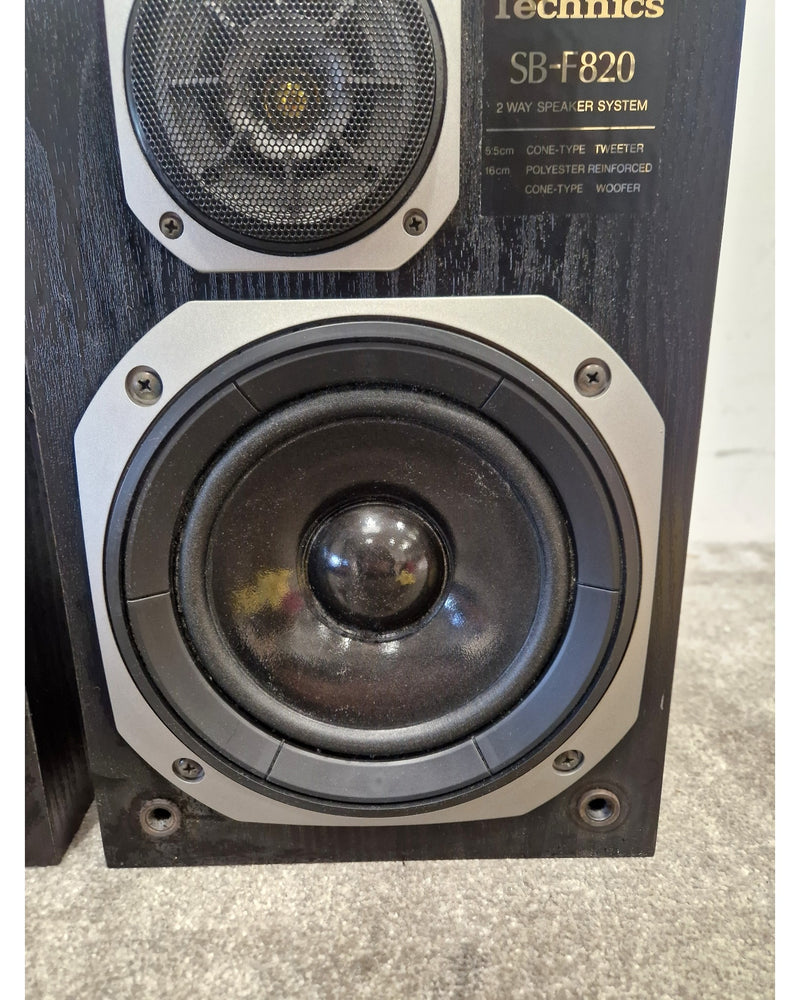 Technics SB-F820 - Hi-Fi Speakers Pair - Black - Good - Image 12
