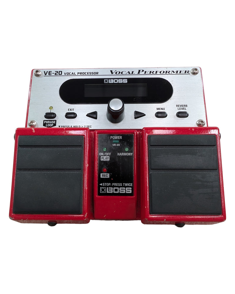 Boss VE-20 Vocal Performer - Multi-Effects Pedal - Red/Silver - Good - image 1