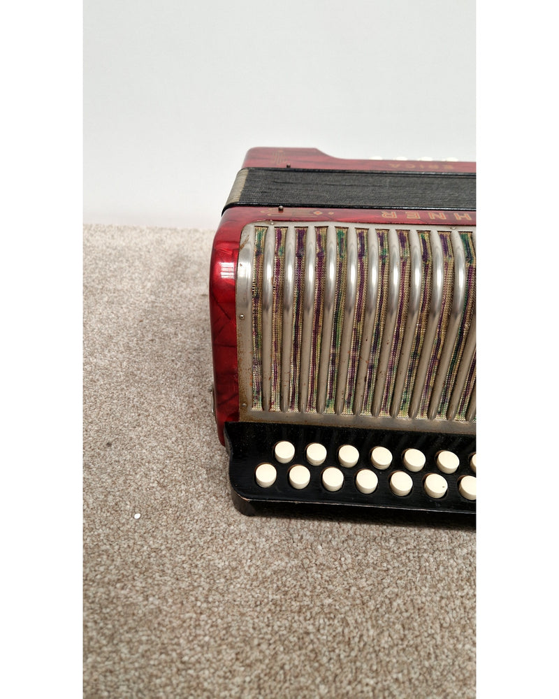 Hohner Erica - Accordion - Red - Fair - image 12