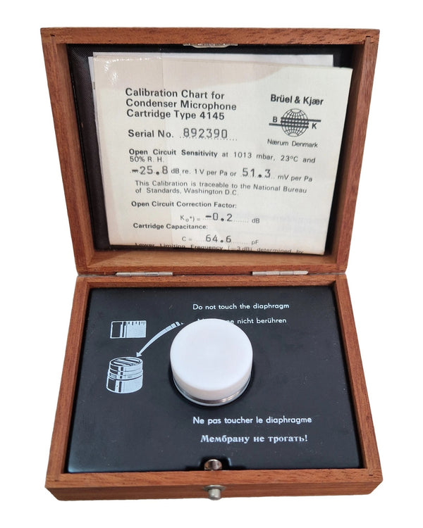 Brüel & Kjær Type 4145 - Condenser Microphone - Excellent