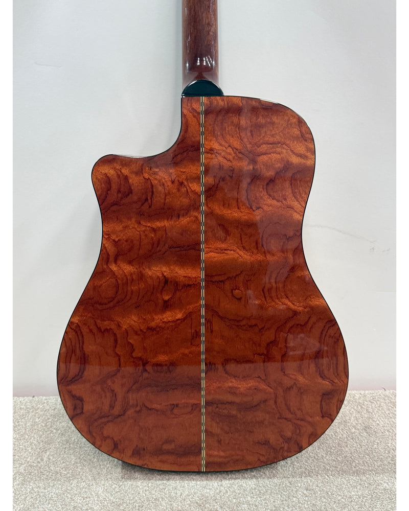 Fender CD-220SCE Bubinga - Acoustic Guitar - Natural - Like New w/ Hard Case - image 5