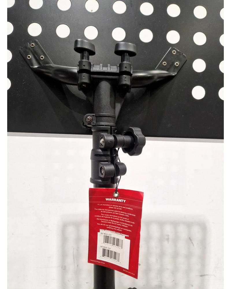 Stagg Lyrics/Music Stand Frame - Black Stand Frame - Adjustable Height - Excellent - Image 4