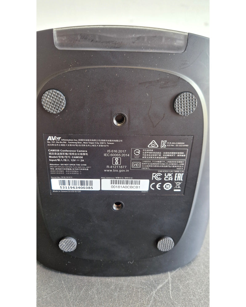 AVer CAM550 - CCTV Equipment - Black - Excellent - Image 11
