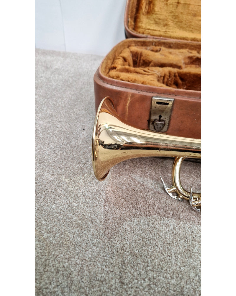 Elkhart Series II - Trumpets & Cornets - Gold - Fair w/ Hard Case - image 4