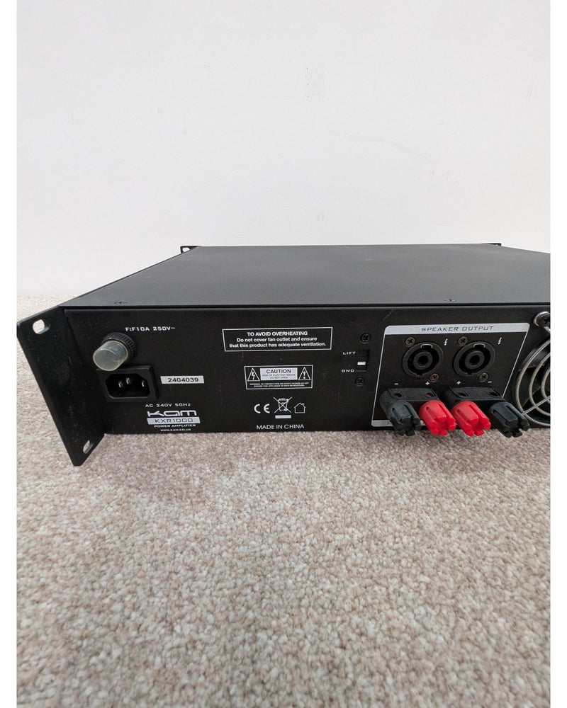 Kam KXR1000 - Power Amplifier - Black - Fair - image 7