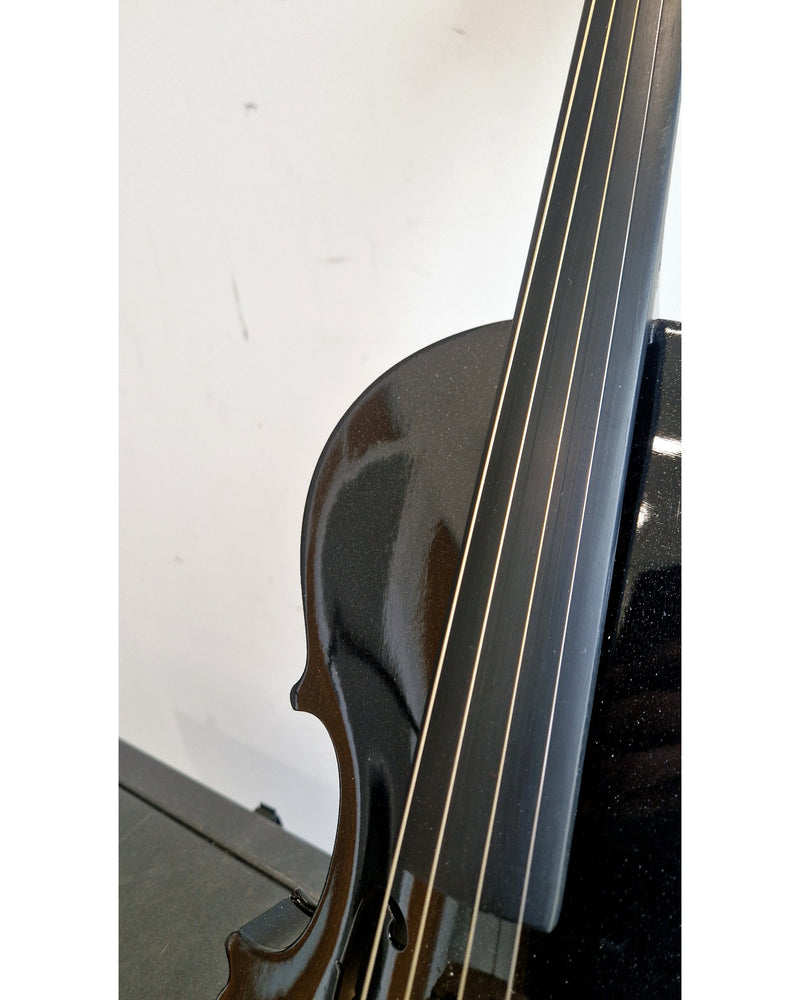Black Student Violin with Case - String Instruments - Black - Excellent w/ Hard Case - image 12