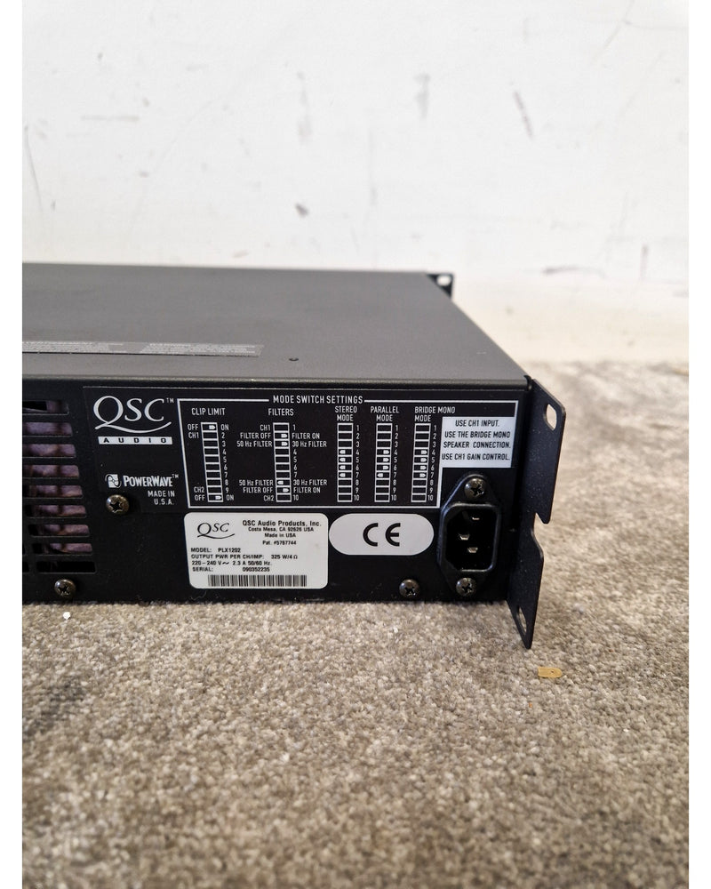 QSC PLX1202 1200W Amp - Power Amplifiers - Very Good - Image 7