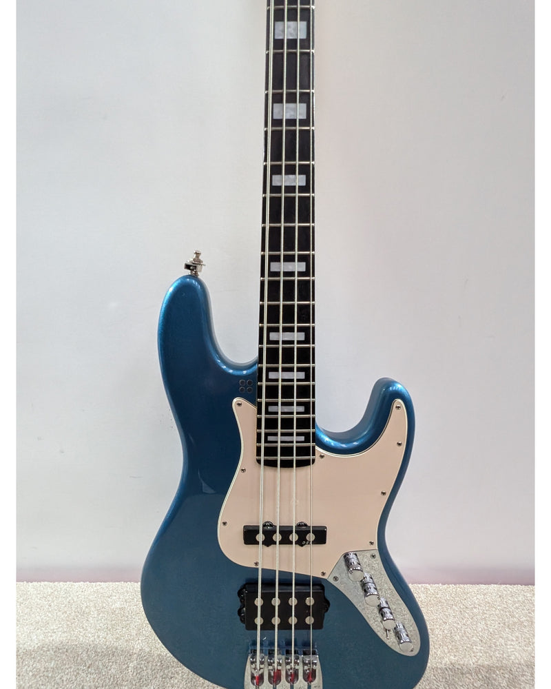 Sandberg California TM4 - Bass Guitar - Metallic Blue - Excellent w/ Soft Case - image 2