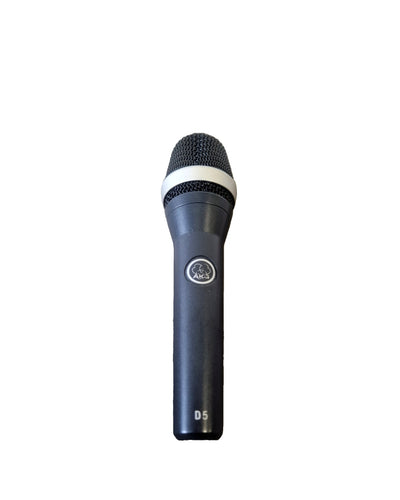 AKG D5 - Dynamic Microphone - Black - Excellent w/ Soft Case