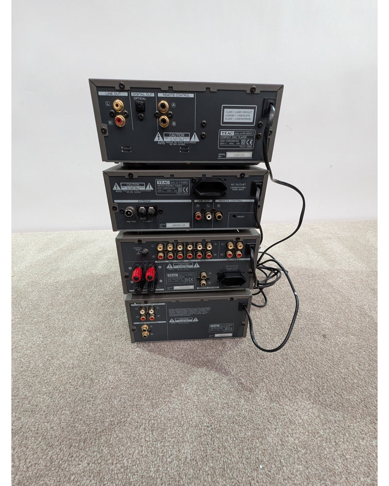TEAC H300 System (CD, Amplifier, Tuner, Cassette Deck) - Media Player - Silver - Very Good w/ Original Box - image 6