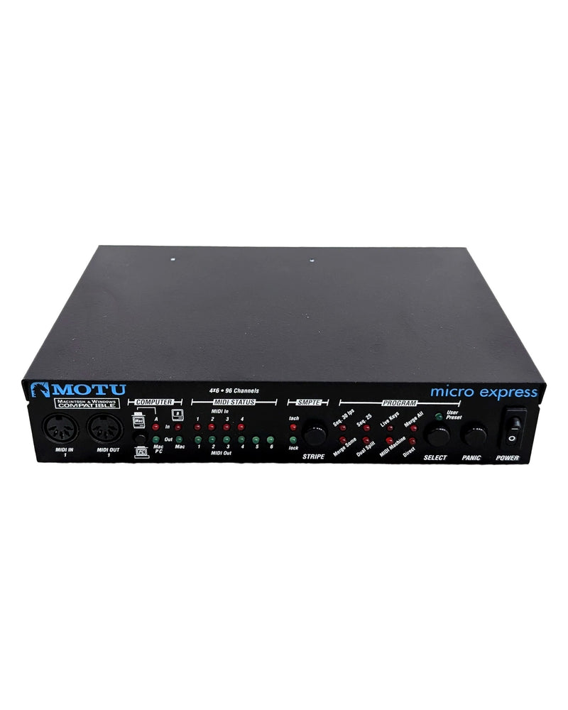 MOTU Micro Express - Audio Interface - Black - Excellent w/ Manuals - image 1