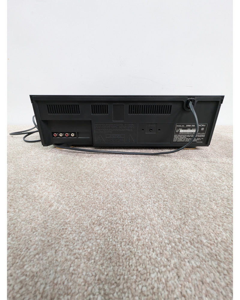 Denon DRM-700 - Cassette Deck - Black - Very Good w/ Manuals - image 8