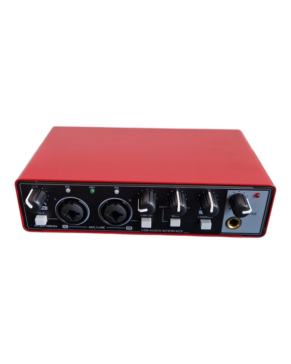 Audiophile 2x2 Professional Sound Card USB Audio Interface - Audio Interface - Like New w/ Original Box