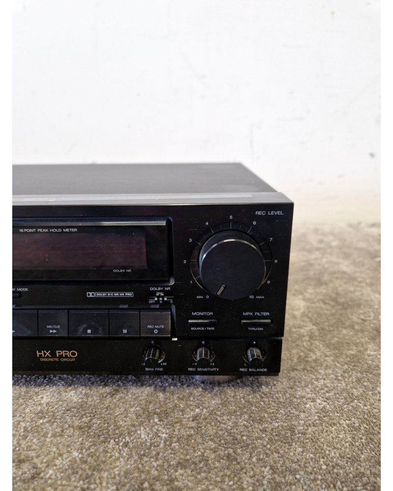 Aiwa AD-F810 - Cassette Deck - Black - Excellent - Image 2