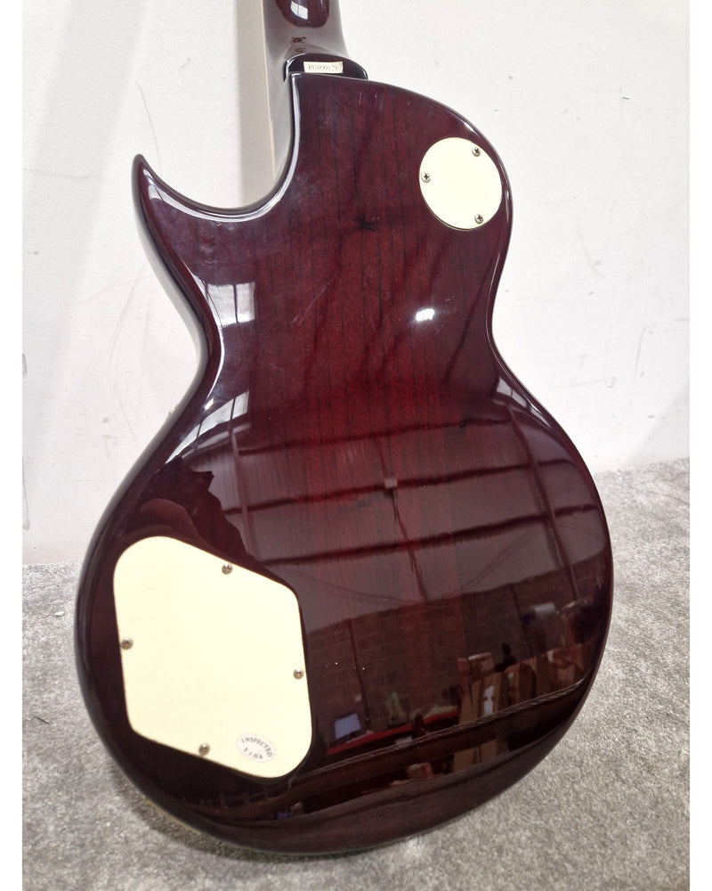 Vintage Reissued V100TSB Tobacco Sunburst Electric Guitar - Classic Design - Good - Image 3