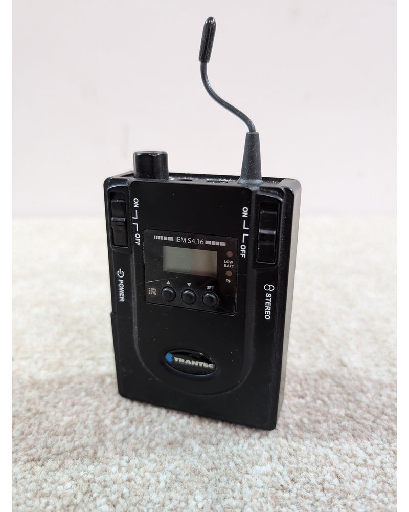 Trantec IEM S4.16 - Wireless System - Black/Silver - Excellent w/ Original Box & Manuals - image 11