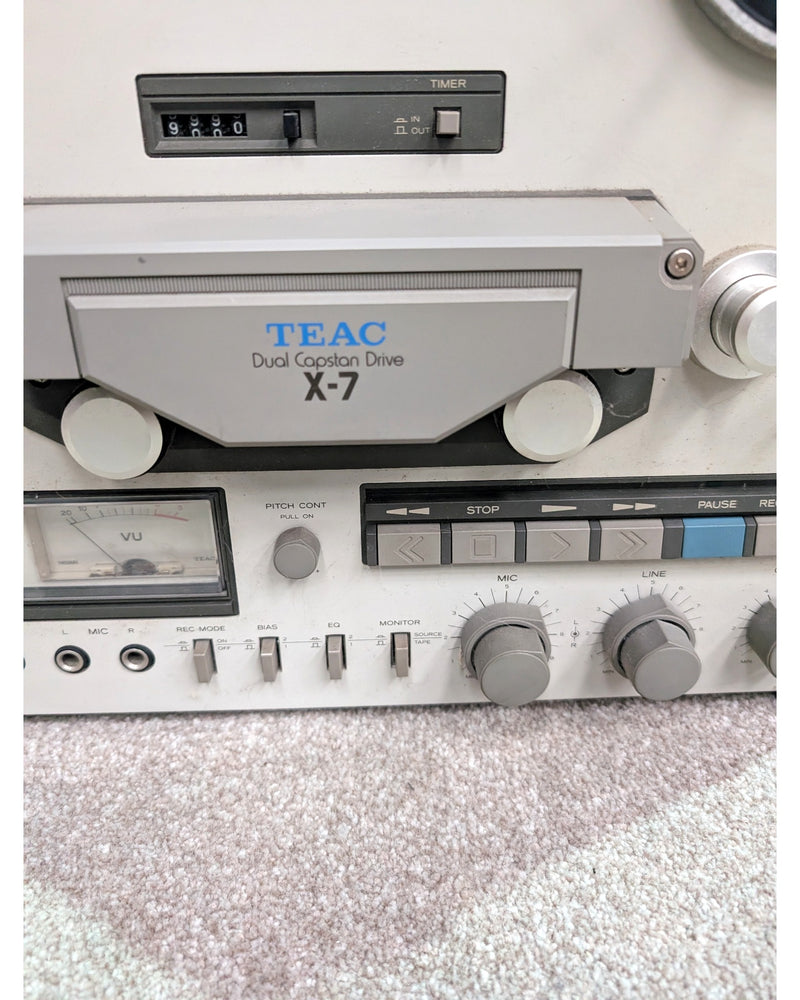 TEAC X-7 - Reel to Reel Tape Player - Silver - Fair - image 10