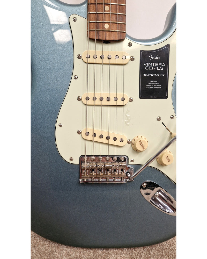 Fender Vintera '60s Stratocaster - Electric Guitar - Blue - Like New w/ Hard Case - image 8