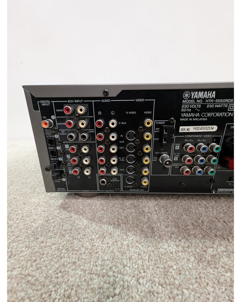 Yamaha HTR-5550RDS - Receiver - Silver - Excellent w/ Manuals, Remote Control - image 7