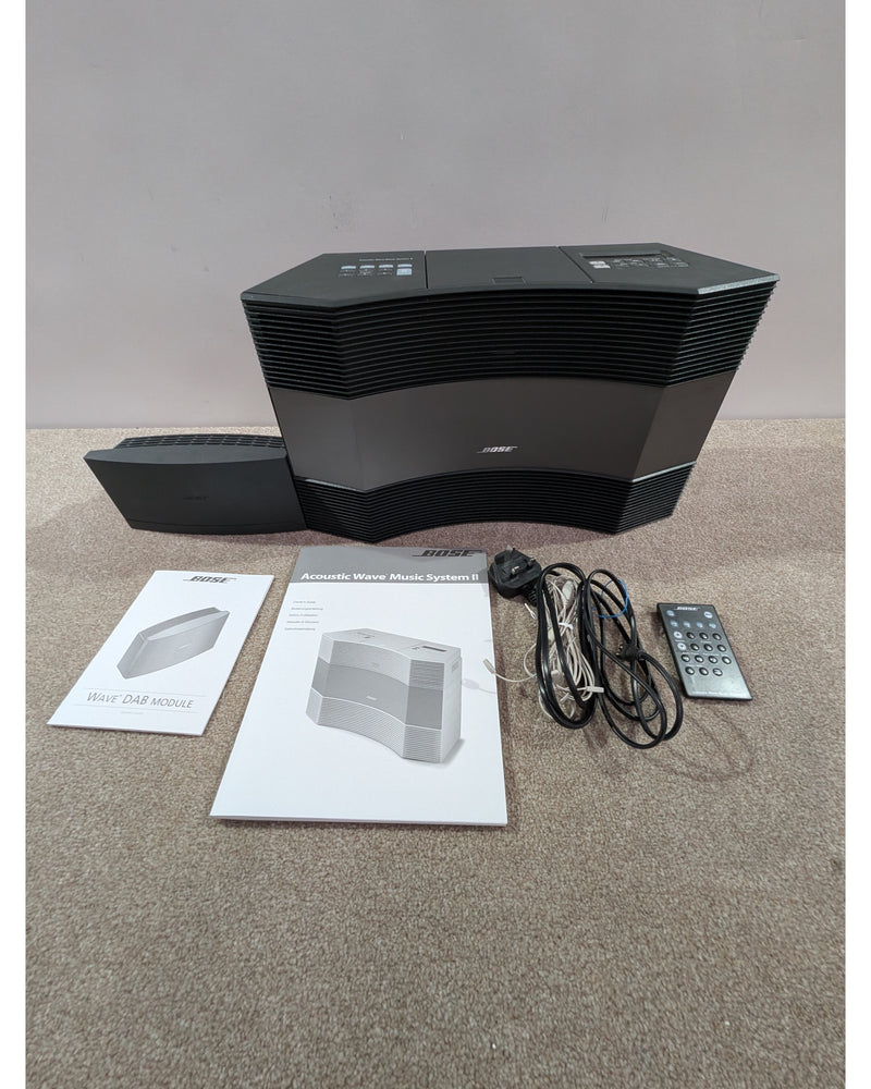 Bose Acoustic Wave Music System II - CD Player - Dark Grey/Black - Very Good w/ Manuals & Cables - image 12