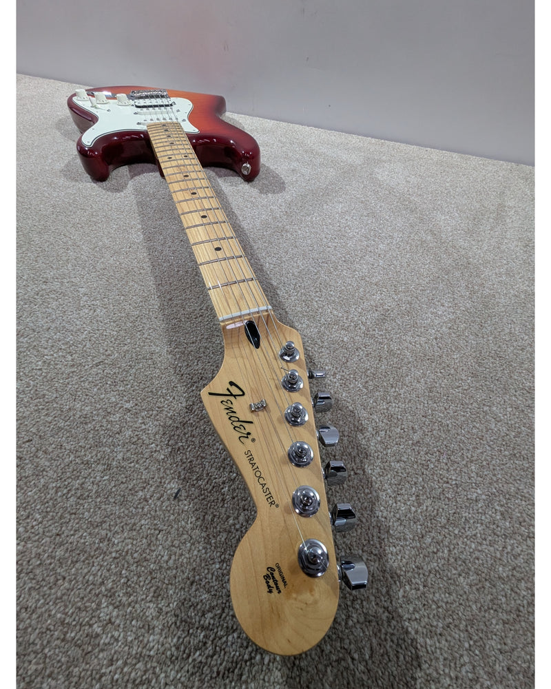 Fender Standard Stratocaster HSS Plus Top - Electric Guitar - Cherry Sunburst - Excellent w/ Hard Case - image 15